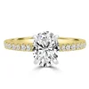 Jack Murphy Jewellers Natural Solitaire Diamond Rings | 18ct Yellow Gold Oval Solitaire Diamond Band, 1.16ct
