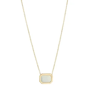 Jack Murphy Jewellers Jmj Gold Jewellery | 9ct Yellow Gold Rectangle Mother of Pearl Necklace