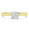 Jack Murphy Jewellers Natural Solitaire Diamond Rings | 18ct Yellow Gold Round Brilliant Solitaire Ring, 0.45ct