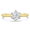 Jack Murphy Jewellers Natural Solitaire Diamond Rings | 18ct Yellow Gold Round Brilliant Solitaire Diamond Ring, 0.70ct