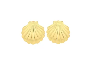 Jack Murphy Jewellers Childrens Jewellery | Jmj Gold Jewellery | 9ct Yellow Gold Shell Shape Stud Earrings