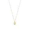 Jack Murphy Jewellers Jmj Gold Jewellery | 9ct Yellow Gold Skull & Diamond Cut Bead Chain Necklace