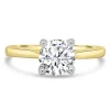 Jack Murphy Jewellers Natural Solitaire Diamond Rings | 18ct Yellow Gold Solitaire Brilliant Round & Detailed Diamond Ring, 1.10ct