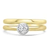 Jack Murphy Jewellers Jmj Diamond Set Jewellery | Jmj Gold Jewellery | 18ct Yellow Gold Solitaire 0.21ct Diamond Split Band Ring