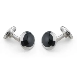Deakin & Francis Jmj Cufflinks | Oval and Oynx Cufflinks