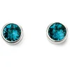 Jack Murphy Jewellers Jmj Birthstone Jewellery | Jmj Sterling Silver Jewellery | December Sterling Silver Crystal Birthstone Earrings