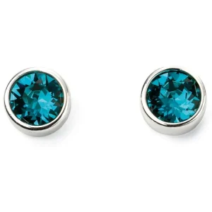 Jack Murphy Jewellers Jmj Birthstone Jewellery | Jmj Sterling Silver Jewellery | December Sterling Silver Crystal Birthstone Earrings