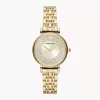 Emporio Armani Ladies Emporio Armani Watches | 32mm Ladies Gianni Gold Plated Bracelet Watch