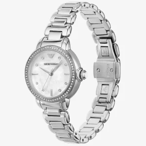 Emporio Armani Ladies Emporio Armani Watches | 32mm Mia Mother of Pearl Link Watch