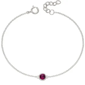 Jack Murphy Jewellers Jmj Birthstone Jewellery | Jmj Sterling Silver Jewellery | February Sterling Silver Crystal Birthstone Bracelet