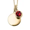 Jack Murphy Jewellers Jmj Birthstone Jewellery | July Yellow Gold Plate Crystal Birthstone Personalising Necklace
