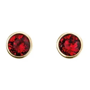 Jack Murphy Jewellers Jmj Birthstone Jewellery | July Yellow Gold Plated Crystal Birthstone Earrings