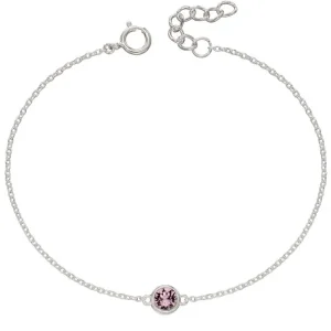 Jack Murphy Jewellers Jmj Birthstone Jewellery | Jmj Sterling Silver Jewellery | June Sterling Silver Crystal Birthstone Bracelet