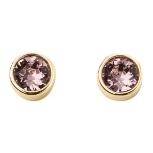 Jack Murphy Jewellers Jmj Birthstone Jewellery | June Yellow Gold Plated Crystal Birthstone Earrings