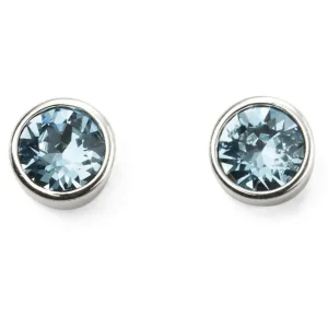 Jack Murphy Jewellers Jmj Birthstone Jewellery | Jmj Sterling Silver Jewellery | March Sterling Silver Crystal Birthstone Earrings