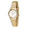 Maserati Ladies Maserati Watches | 30mm Attrazione Gold Toned PVD White Dial Watch