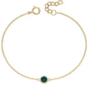 Jack Murphy Jewellers Jmj Birthstone Jewellery | May Yellow Gold Plate Crystal Birthstone Bracelet