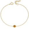 Jack Murphy Jewellers Jmj Birthstone Jewellery | November Yellow Gold Plate Crystal Birthstone Bracelet