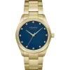 Obaku Ladies Obaku Watches | 36mm CHILI - BERYL Gold Toned Crystal Dial Link Watch