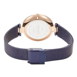 Obaku Ladies Obaku Watches | 32mm DIAMANT - VIOLET Diamond Set Steel Mesh Watch