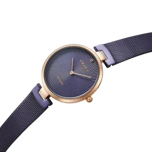 Obaku Ladies Obaku Watches | 32mm DIAMANT - VIOLET Diamond Set Steel Mesh Watch