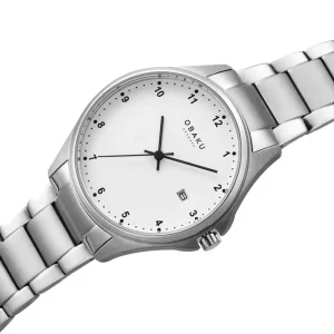 Obaku Mens Obaku Watches | 40mm TITANIUM - TITANLINK Watch