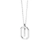 PDPAOLA All Jmj & Branded Fashion Jewellery | Sterling Silver CZ Mini 'I' Initial Necklace