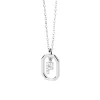 PDPAOLA All Jmj & Branded Fashion Jewellery | Sterling Silver CZ Mini 'F' Initial Necklace