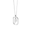PDPAOLA All Jmj & Branded Fashion Jewellery | Sterling Silver CZ Mini 'P' Initial Necklace