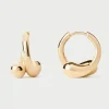 PDPAOLA All Jmj & Branded Fashion Jewellery | Yellow Gold Loop Hoop Earrings