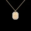 PDPAOLA All Jmj & Branded Fashion Jewellery | Yellow Gold Plated CZ 'Libra' Zodiac Necklace