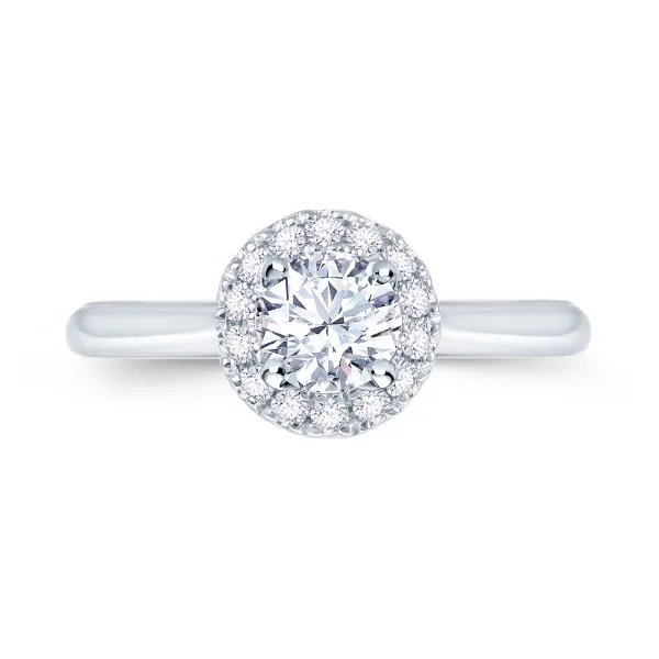 platinum_brilliant_round__0-11.webp Jack Murphy Jewellers Natural Halo Diamond Rings | Platinum Brilliant Round & Halo Diamond Ring 0.52ct