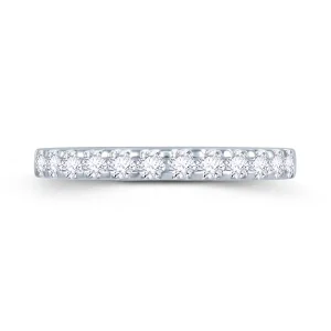 Jack Murphy Jewellers Platinum Wedding & Eternity Rings | Platinum Brilliant Round Claw Set 2.5mm Diamond Ring 0.55ct