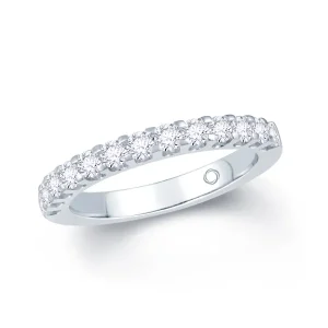 Jack Murphy Jewellers Platinum Wedding & Eternity Rings | Platinum Brilliant Round Claw Set 2.5mm Diamond Ring 0.55ct