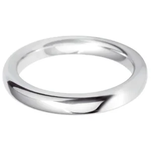 Jack Murphy Jewellers Platinum Wedding & Eternity Rings | Platinum Classic Court Heavy 3mm Wedding Band