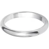 Jack Murphy Jewellers Platinum Wedding & Eternity Rings | Platinum Classic D Court 2.5mm Wedding Band