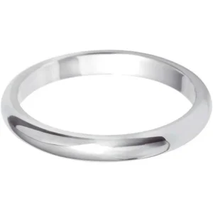 Jack Murphy Jewellers Platinum Wedding & Eternity Rings | Platinum Classic D Court 2.5mm Wedding Band