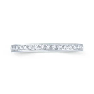 Jack Murphy Jewellers Platinum Wedding & Eternity Rings | Platinum Inlaid Brilliant Round 2mm Diamond Ring 0.17ct