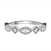 Jack Murphy Jewellers Platinum Wedding & Eternity Rings | Platinum Marquise & Princess Shaped Fancy Cut Diamond Band 0.24ct