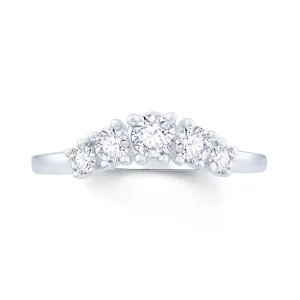 Jack Murphy Jewellers Platinum Wedding & Eternity Rings | Platinum 4.30mm Brilliant Round Diamond Set Band 0.45ct