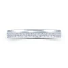 Jack Murphy Jewellers Platinum Wedding & Eternity Rings | Platinum Offset Claw 3.5mm Princess Cut Diamond Ring 0.45ct