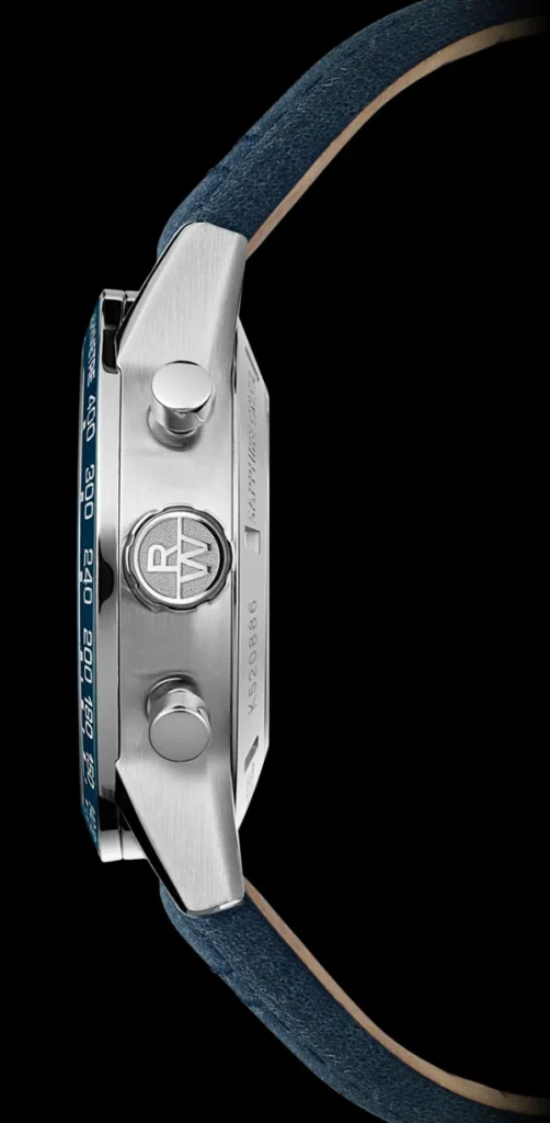 Raymond Weil Mens Raymond Weil Watches | 43mm Freelancer Automatic Chronograph Blue Leather Men's Watch
