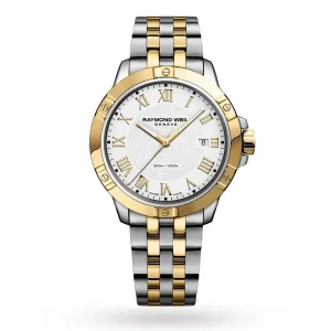 Raymond Weil Mens Raymond Weil Watches | 41mm Tango Yellow Gold PVD and Stainless Steel Watch
