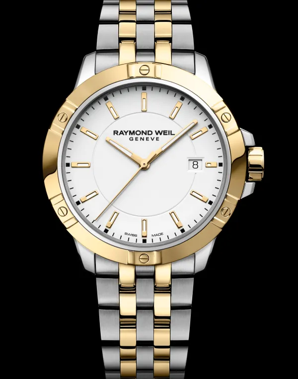 Raymond Weil Mens Raymond Weil Watches | Tango Classic Men’s Quartz Two-Tone Bracelet Watch 41mm