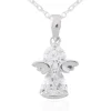 Jack Murphy Jewellers Childrens Jewellery | Jmj Sterling Silver Jewellery | Sterling Silver Angel CZ Pendant Necklace