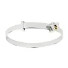 Jack Murphy Jewellers Childrens Jewellery | Jmj Sterling Silver Jewellery | Sterling Silver Bee & Diamond Set Children's Bangle
