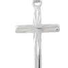 Jack Murphy Jewellers Childrens Jewellery | Jmj Sterling Silver Jewellery | Sterling Silver Children's Small Diamond Cut Cross Necklace