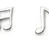 Jack Murphy Jewellers Childrens Jewellery | Jmj Sterling Silver Jewellery | Sterling Silver Children's Music Note Stud Earrings