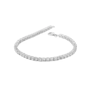 Jack Murphy Jewellers Bridal Jewellery | All Jmj & Branded Fashion Jewellery | Sterling Silver Claw Set Round CZ Tennis Bracelet