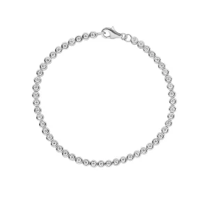 Jack Murphy Jewellers Bridal Jewellery | All Jmj & Branded Fashion Jewellery | Sterling Silver Claw Set Round CZ Tennis Bracelet